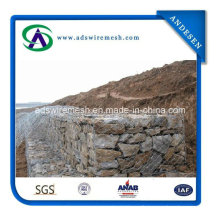 Augmenter la boîte de gabion galvanisée par maille de la terre 80X100m